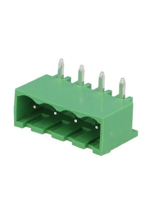 4-Pin Right Angle Terminal Block Connector, 5.0mm Pitch