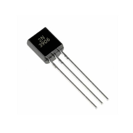 Transistor PNP, paquete TO-92, 200 mA, 40 V