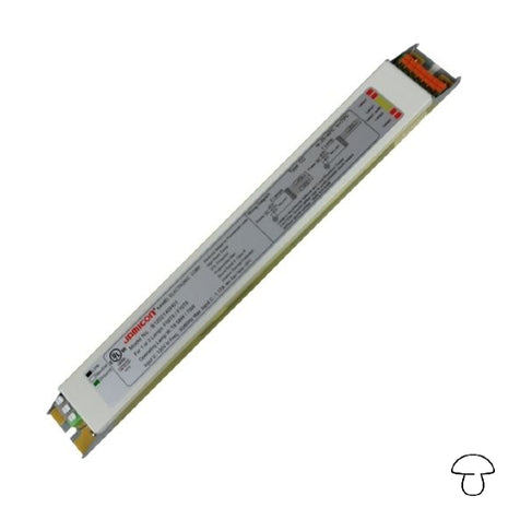 Balasto de luz fluorescente, 120 V, 70/58 Wx2