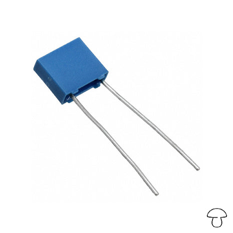 Condensador de poliéster, 4,7 nF, 250 V, 10 % de tolerancia