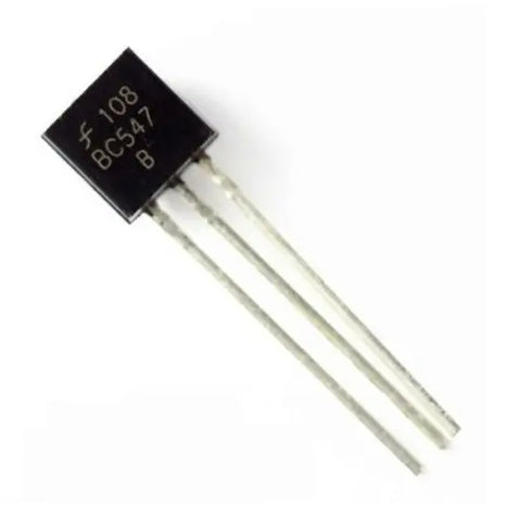 Transistor NPN, paquete TO-92, 100 mA, 45 V, 110-220 hFE