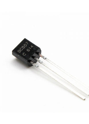 PNP Transistor, TO-92 Package, 100mA, 45V, 420-800 hFE
