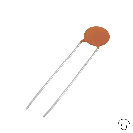 Ceramic Capacitor, 0.01µF, 50V, ±10%, X7R, 5.0mm Pitch
