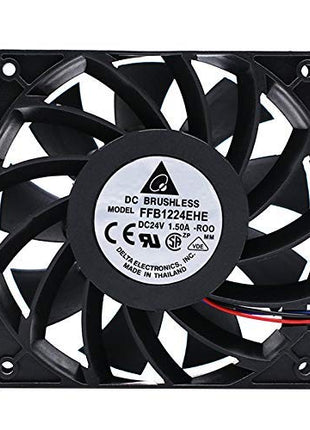 24VDC Cooling Fan (120x120x38mm, 190CFM)