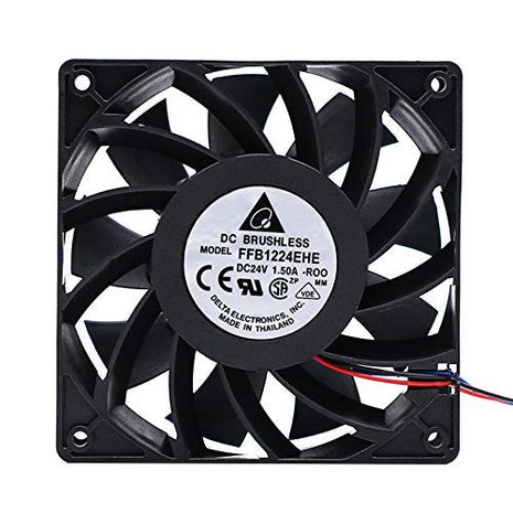 Ventilador de refrigeración de 24 V CC (120 x 120 x 38 mm, 190 CFM)