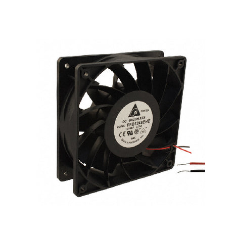 Ventilador de refrigeración de 48 V CC (120 x 120 x 38 mm, 190 CFM)