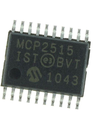 Controlador CAN de interfaz SPI independiente de 5,5 V, 1 Mb/s, serie MCP2515 - TSSOP-20 