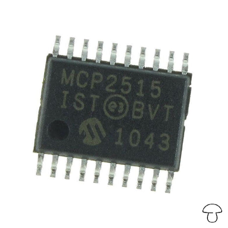 Controlador CAN de interfaz SPI independiente de 5,5 V, 1 Mb/s, serie MCP2515 - TSSOP-20 