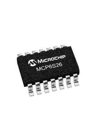 Serie MCP6S26 5,5 V 12 MHz E/S de carril a carril de un solo extremo PGA de baja ganancia -SOIC-14