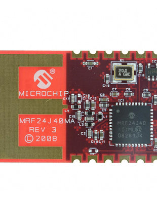 Transceptor RF 2,4 - 2,48 GHz 2,4 - 3,6 V 12 pines | Microchip Technology Inc. MRF24J40MA-I/RM
