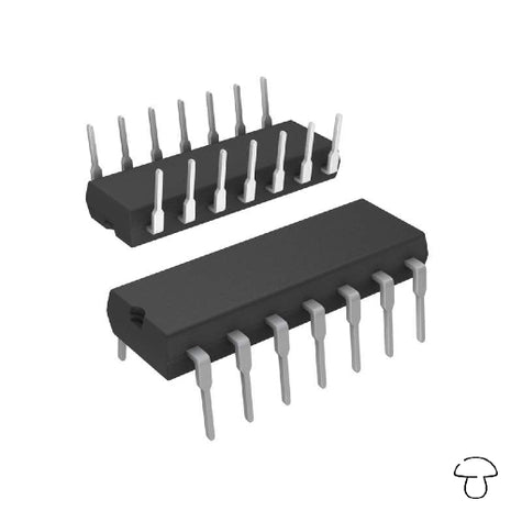 Microcontrolador de 8 bits con orificio pasante, SRAM, Flash, 72 B, serie PIC16C, 1,5 KB, PDIP-14