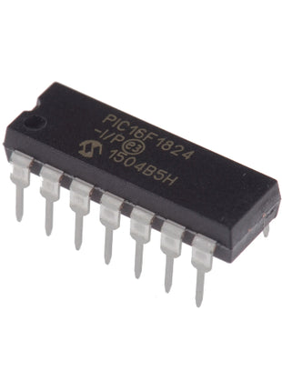 PIC16F Series 7 KB Flash 256 B RAM 32 MHz 8-Bit Microcontroller - PDIP-14