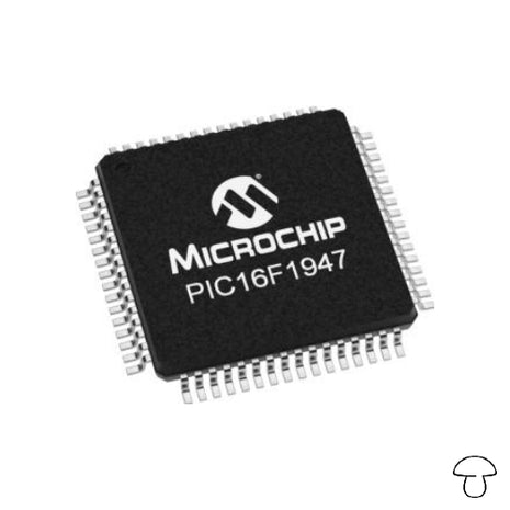 PIC16F Series 28 kB Flash 1 KB RAM 32 MHz 32-Bit Microcontroller - TQFP-64