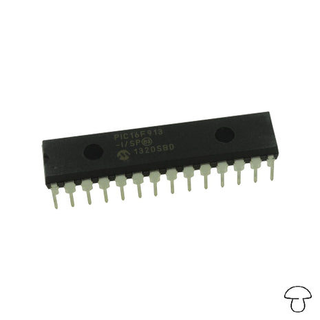 PIC16F Series 7 kB Flash 256 B RAM 20 MHz 8-Bit Microcontroller - SDIP-28
