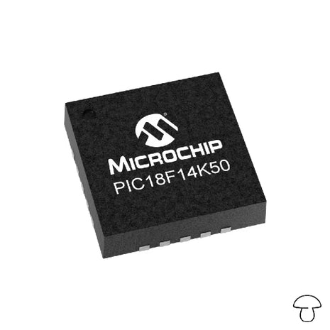 Microcontrolador de 8 bits serie PIC18F 16 kB Flash 768 B RAM 48 MHz - QFN-20 