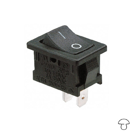 Interruptor basculante SPDT de 3 posiciones, 10 A, 125 VCA