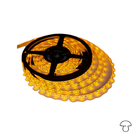 Tira de Luz Flexible SMD 3528, 60 LEDs/m, 8 Metros, Amarillo
