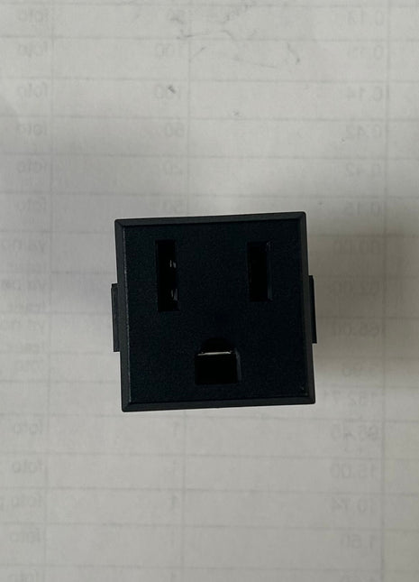 Contacto de enchufe único, 15 A, 125 V CA