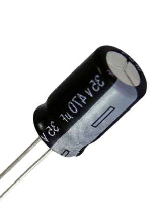 Radial Electrolytic Capacitor, 470µF 35V, 10x16mm